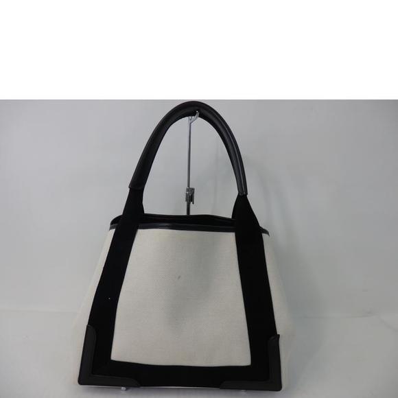 Balenciaga Black Navy Cabas Bag - Picture 1 of 10